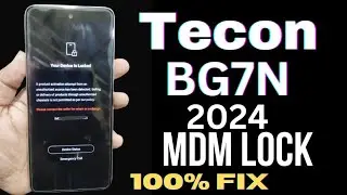 Tecno  Spark 20c your device is locked  solution