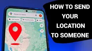 How to Share or Send your Location  to someone.