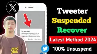 Your Account Has Been Suspended Twitter Account Problem | 100% Fix | How to Recover Twitter Account