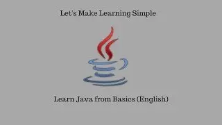 What is a Java class? (Video_1) | Java tutorials in English