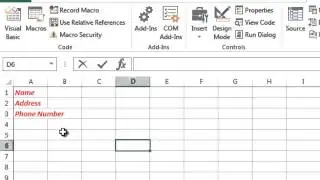 Excel 2013 Tutorial 19: Intro to Macros