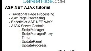 ASP.NET AJAX tutorial