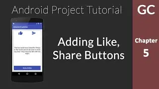 Android Tutorial 5 : Adding Like, Share Buttons