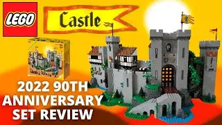 Is It Worth $400? LEGO 90th Anniversary Lion Knights Castle Set Review and Analysis!