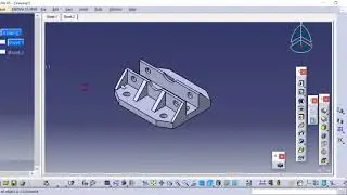 How to create a quick 2d drawing in CATIAv5 software.