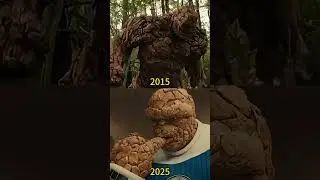 🔥Evolution of The Thing in Fantastic Four Movies | Comparisons (1994-2025)