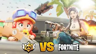 ¡¡ BRAWL STARS x FORTNITE CHALLENGE !! (MINIJUEGO DE FORTNITE) - ElChurches