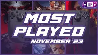 Top 20 Most Played Games on Steam Deck for November by Hours Played