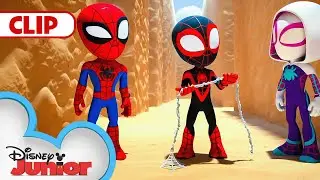 Sand Trapped | Marvel's Spidey and his Amazing Friends | @disneyjunior