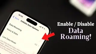 iPhone 14s: How to Turn ON/OFF Cellular Data Roaming! [Enable/Disable]