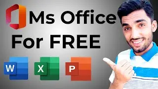 Ms Office 365 Lifetime free mai kaisy use kry | how to use ms office for free without product key🔥