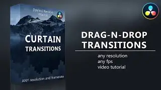 Curtain Transition Pack ★ DaVinci Resolve Templates ★