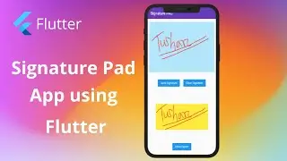 Signature Pad | Signature Pad in Flutter | Digital Signature in Flutter 2022 | Flutter Tutorial