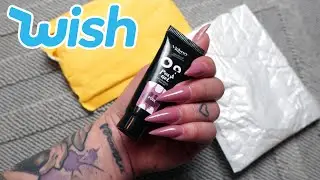 TESTING WISH NAIL PRODUCTS | Aliexpress polygel nail kit review | Josephine Svan