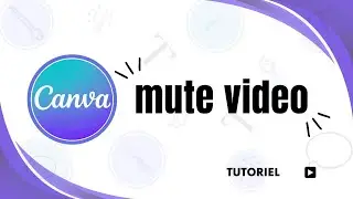 How to mute a video in Canva