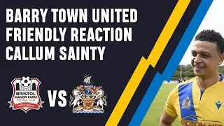 Bristol Manor Farm 0 Barry 1 | Callum Sainty ; It's been a long time coming for the fans and us