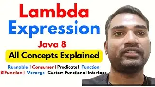 Java 8 Lambda Expressions with Functional Interfaces | Runnable, Consumer, Predicate & More