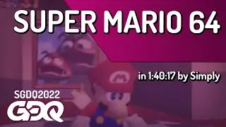 Super Mario 64 by Simply in 1:40:17 - Summer Games Done Quick 2022