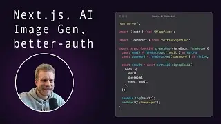 Building an AI Image Gen App with Next.js & better-auth