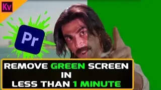 How to remove a GREEN SCREEN in Premiere Pro in 1 Minute