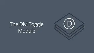 The Divi Toggle Module