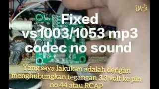 Vs1003 1053 mp3 codec no sound