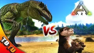 LVL 100 GIGA VS LVL 10,000 OTTER! Ark Survival Evolved Battle - TagBackTV