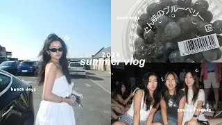 SUMMER in NYC VLOG 2024 🥥: checking off bucket list items, beach days, new nails, summer reset!