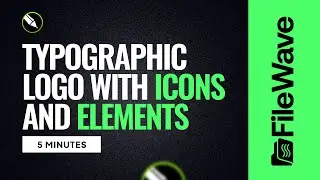 Simple Steps to Design Typographic Logo with Icons and Elements