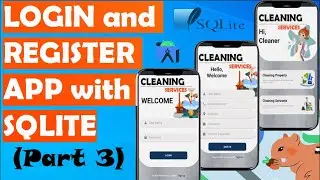 login and register app with SQLite in android studio 2023 (part 3)