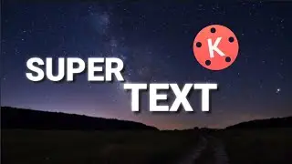 SUPER TEXT WITH GLOWING EFFECT (Tutorial video )