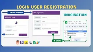 📰Optimized User Registration System: Apps Script, HTML, Bootstrap | Web Dev Tutorial 🔥📝