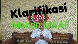 Klarifikasi, 
Permohonan maaf PanArpin.