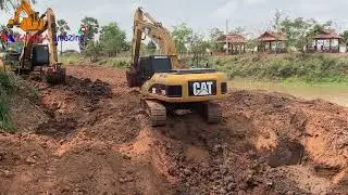 Amazing how much more excavator digging on the project #viral #machine #trending #excavator #jcb