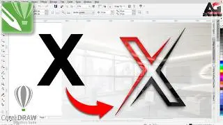 Letter X Logo Design in CorelDraw - CorelDraw Tutorial