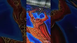Нарт СауАССА🔥 Как сделать мерцающий эффект на масляной картине. #фрэдасбетанти #нартовский эпос