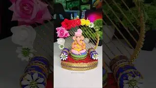 Ganpati Decoration ideas 🌸 Ganpati Bappa morya 🙏 
