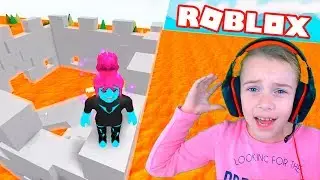 ПОБЕГ ОТ ЛАВЫ в игре ROBLOX Остров выживания Новые приключения в Роблокс