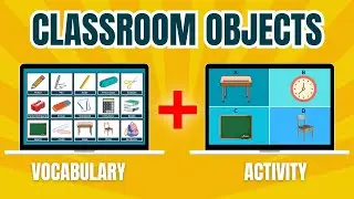 Classroom Objects In English - List Of Words + Activity