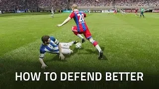 Fifa 15 | Defending Tutorial - Solid Defense | How to use tactical defense more effectively