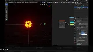 How to recreate Solar System, Orbiting Earth, Sun and Space - Simple Blender Animation Tutorial