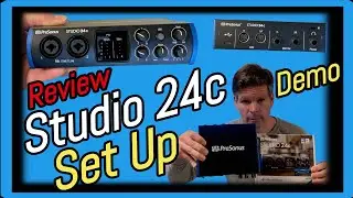 PreSonus Studio 24C Audio Interface UnBoxing, Review, & Setup ★ Studio One Software Demo