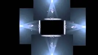 Michael Jackson hologram Techonology Video for 4 face Holographic Pyramid  4 face view