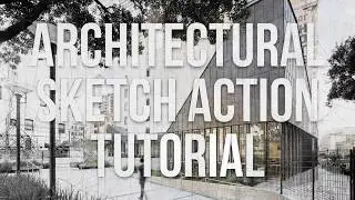 Architectural Sketch Photoshop Effect Tutorial