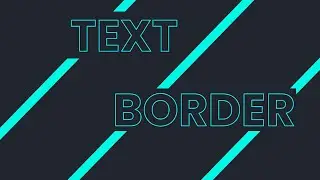 How to Add Border in Text in HTML and CSS   Text Stroke HTML CSS