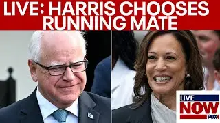 WATCH LIVE: VP Harris selects Gov. Walz as running mate | LiveNOW from FOX