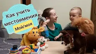 Как учить местоимения - мой/моя с малышом? Пример игрового занятия