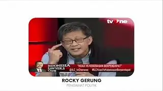 Rocky Gerung: Ada Kepanikan di Rezim Jokowi! | Best Statement ILC tvOne