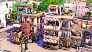 Ciudad Enamorada Apartment Complex | The Sims 4 Lovestruck Speed Build