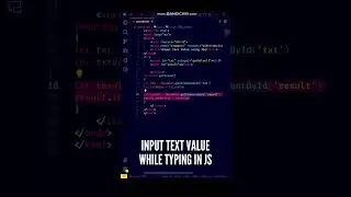 😃😃 Get Input Text Value While Typing in Textbox using JS ES6 